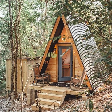 Blue Brambler Glamping A-Frame Appartement Rockbridge Buitenkant foto