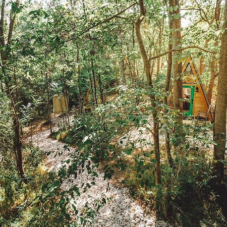 Blue Brambler Glamping A-Frame Appartement Rockbridge Buitenkant foto