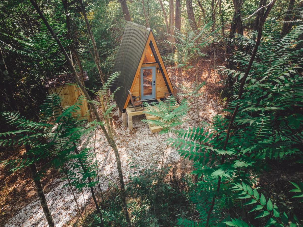 Blue Brambler Glamping A-Frame Appartement Rockbridge Buitenkant foto