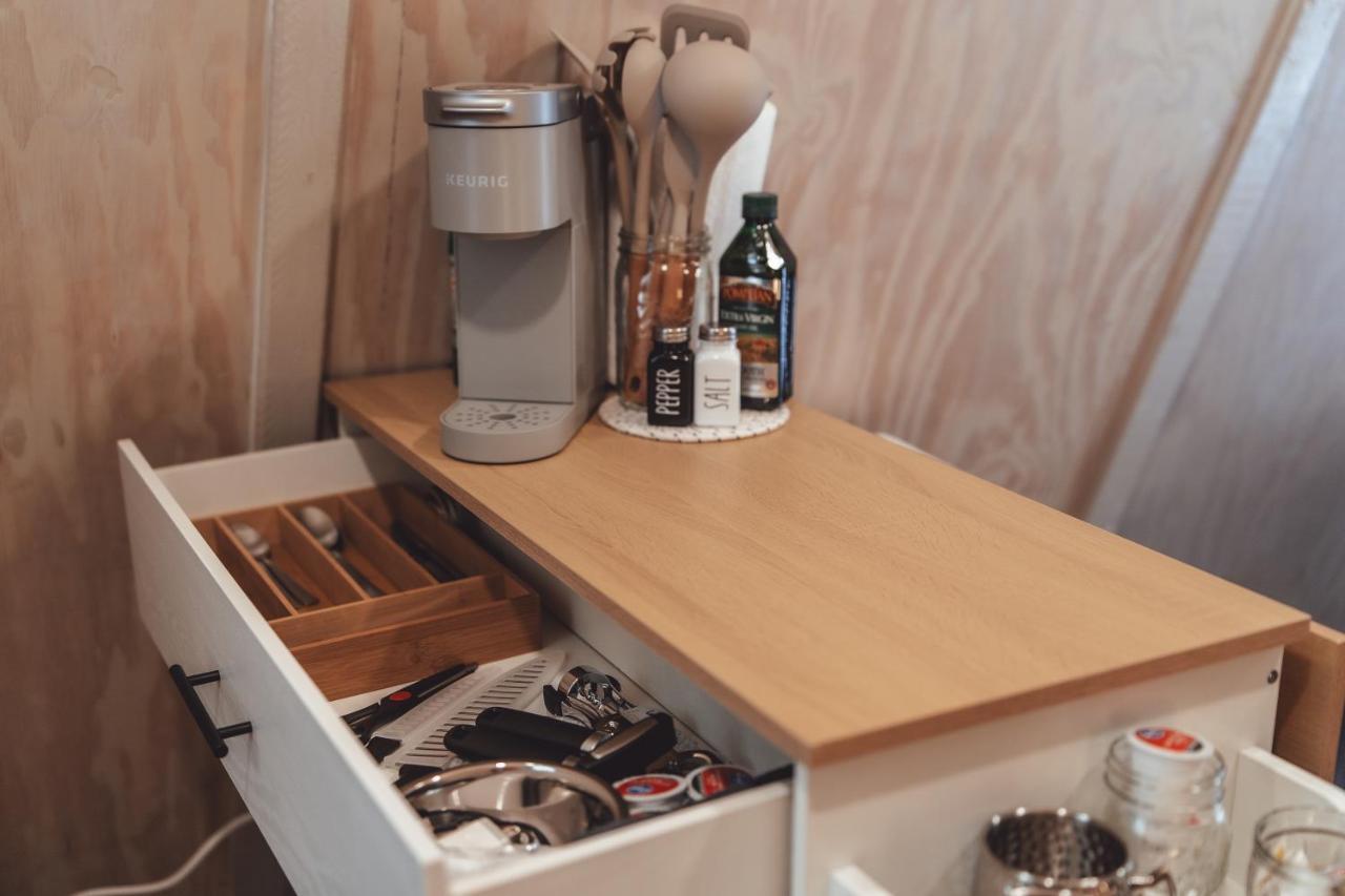 Blue Brambler Glamping A-Frame Appartement Rockbridge Buitenkant foto