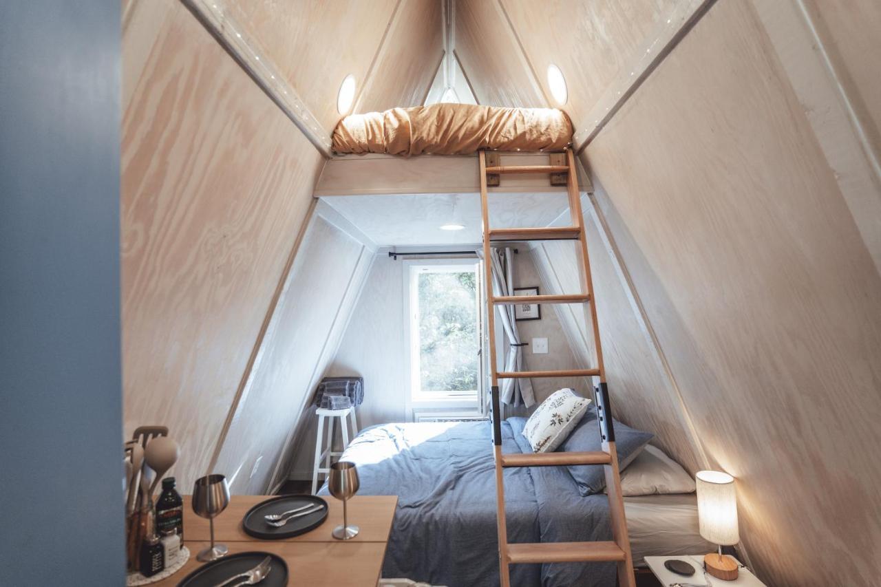 Blue Brambler Glamping A-Frame Appartement Rockbridge Buitenkant foto