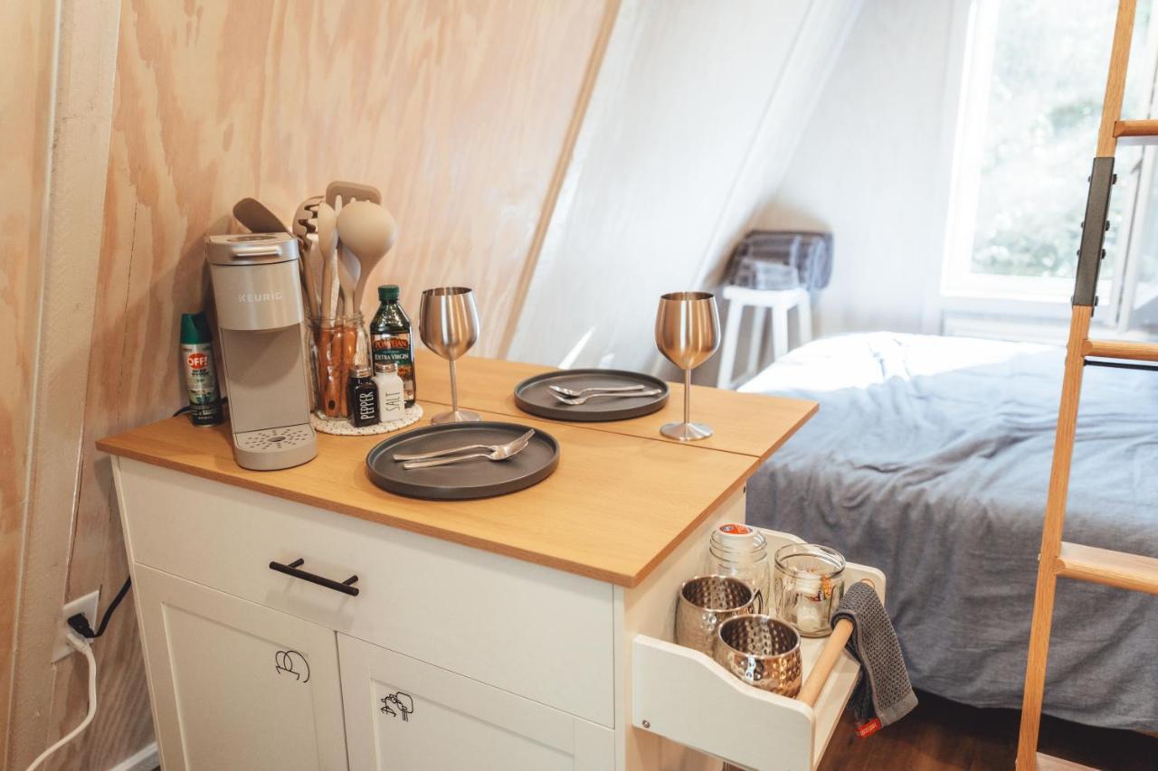 Blue Brambler Glamping A-Frame Appartement Rockbridge Buitenkant foto