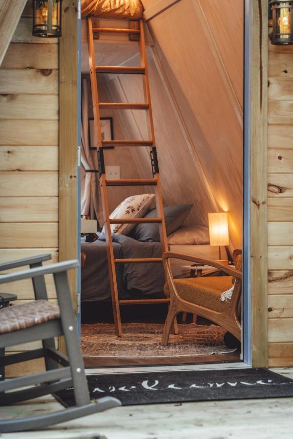 Blue Brambler Glamping A-Frame Appartement Rockbridge Buitenkant foto