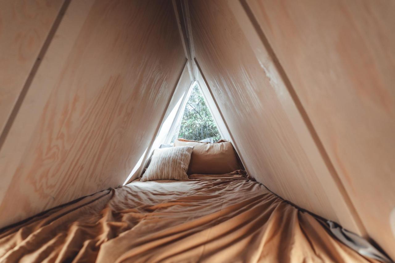 Blue Brambler Glamping A-Frame Appartement Rockbridge Buitenkant foto