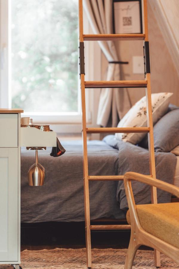 Blue Brambler Glamping A-Frame Appartement Rockbridge Buitenkant foto