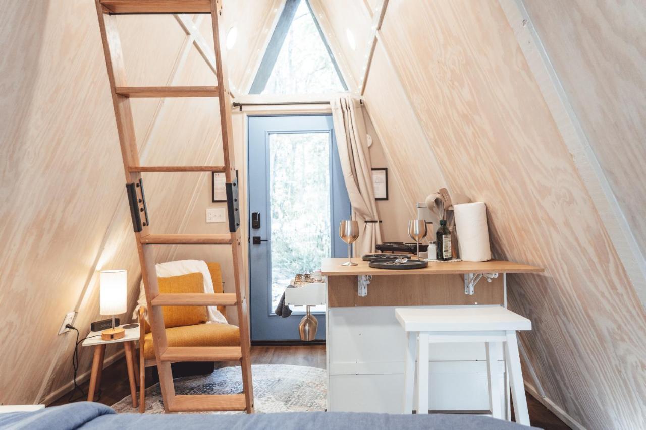 Blue Brambler Glamping A-Frame Appartement Rockbridge Buitenkant foto