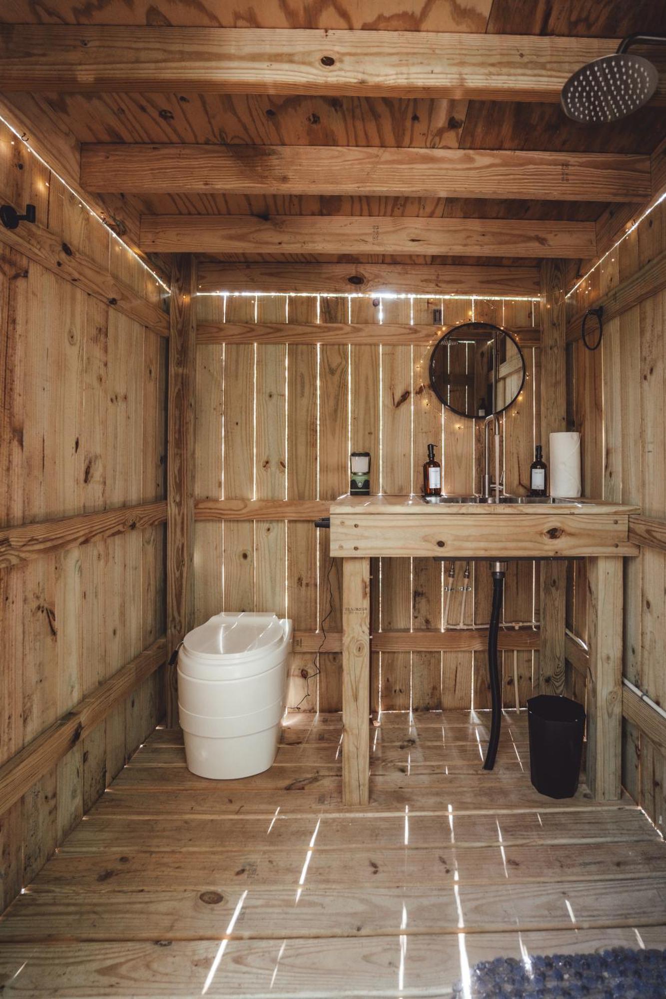 Blue Brambler Glamping A-Frame Appartement Rockbridge Buitenkant foto
